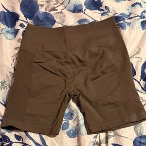 AUROLA Brown Women's Workout Shorts